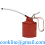Metal Oil Can with Flexible Spout 500ml Hand Held Machine Oiler Oilcan