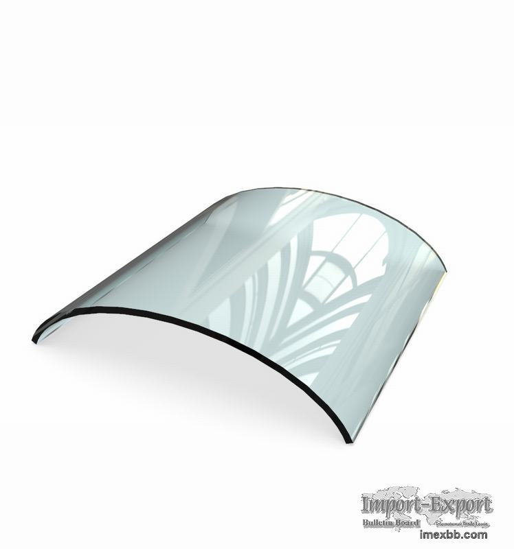 Curved Toughened Glass  bent tempered glass