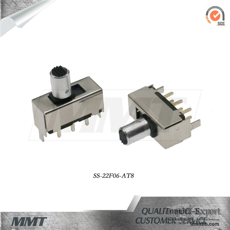 Slide Switch SS-22F06-AT8 Vertical Slide Switch 2p2t DC Slide Switch