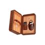 Custom Brown Leather Collection 12 Count Travel Cigar Humidor