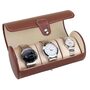 Professional custom high quality travel PU leather watch boxes