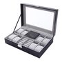 Custom wholesale high quality PU leather watch jewelry boxes 