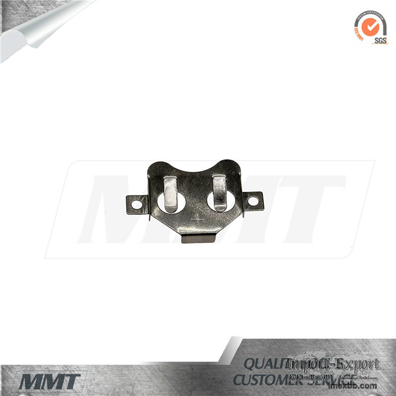 Cr2032 SMT Lithium Battery Retainer Metal Stamping Part
