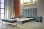 Flat Bed Modern Bed Storage Bed Home Furniture Set Cloth Upholstered Bed Ad