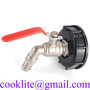 Garden Hose Plug Outdoor Bib Tap With Lever Type Water Valve and IBC Adapte