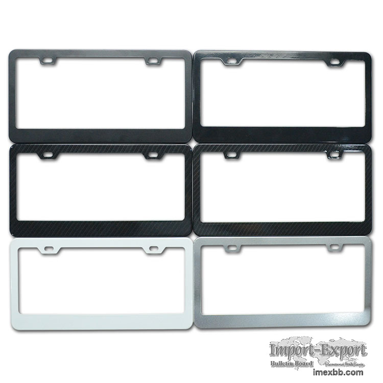 Aluminum alloy plate framework    custom aluminum license plate frames  