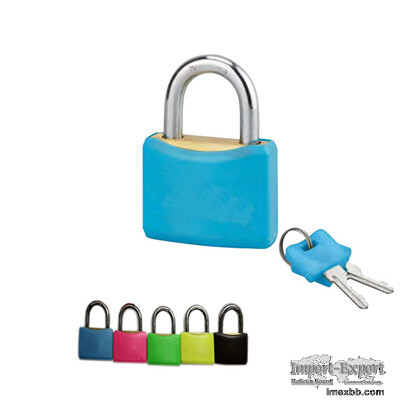 Brass Padlock with Plastic cover