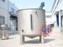 Steam jacketed mixing tank   