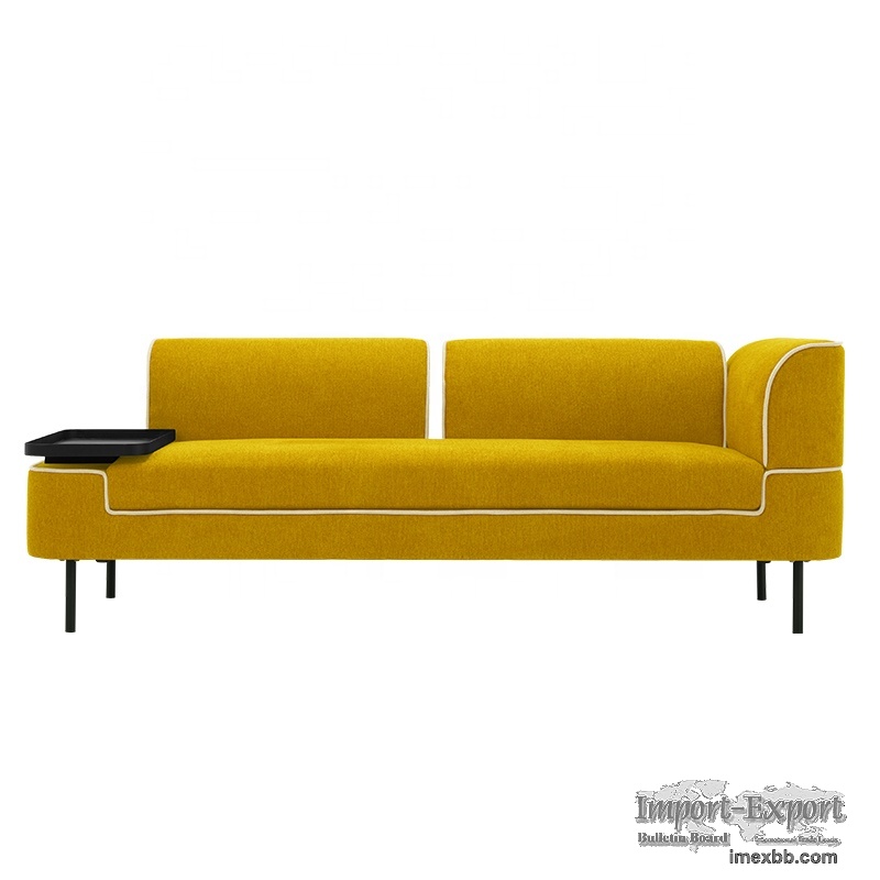 modern fabric sofa with removable back and arms detachable
