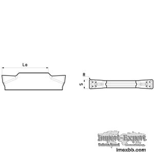 PARTING AND GROOVING INSERT