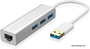 USB 3.0 to Ethernet Adapter 3-Port USB 3.0 Hub with RJ45 10 100 1000 Gigabi
