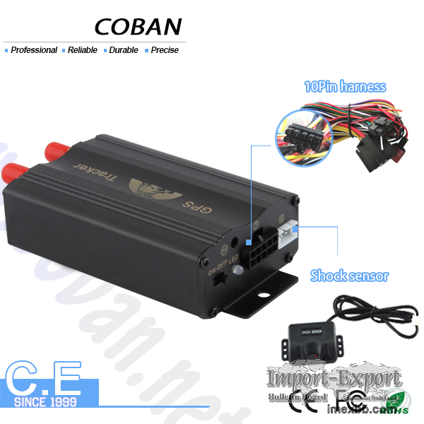 Coban GPS Tracker Tk 103b Vehicle Tracker GPS with Door Fuel Alarm System