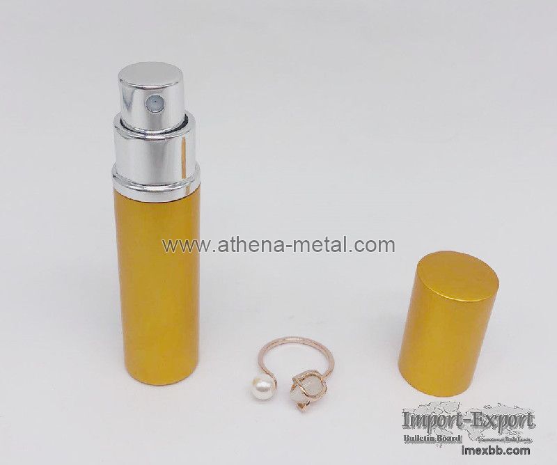 Travel spary perfume bottle 5ml with jewelry Ring decoration 