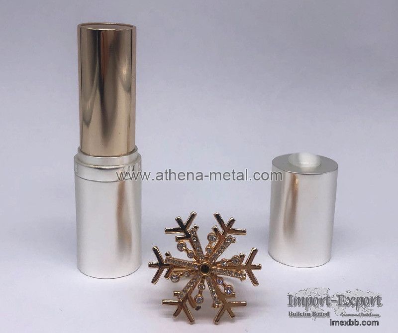 Novelty Lipstick Shell with Jewelry Ring decoration