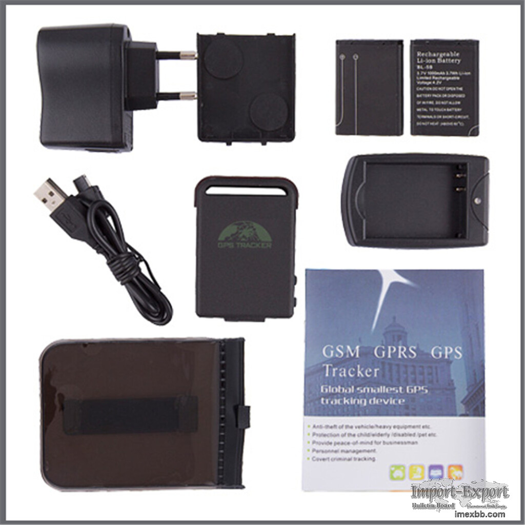 Gsm gps tracker mini coban 102b Tk102 for car vehicle personal tracker