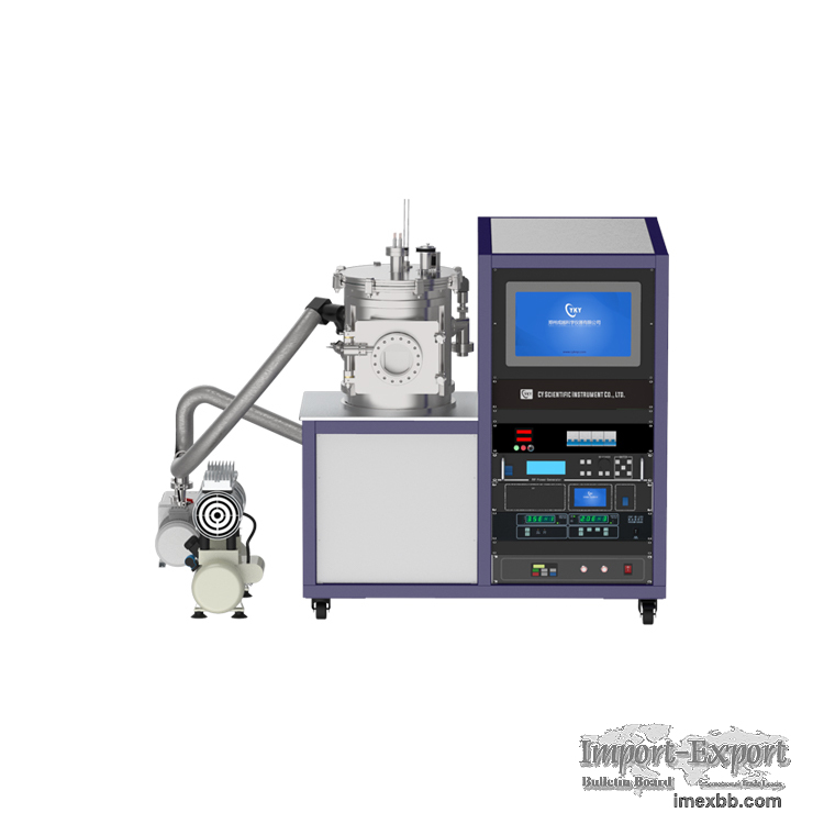 dual target magnetron sputter and thermal evaporation machine