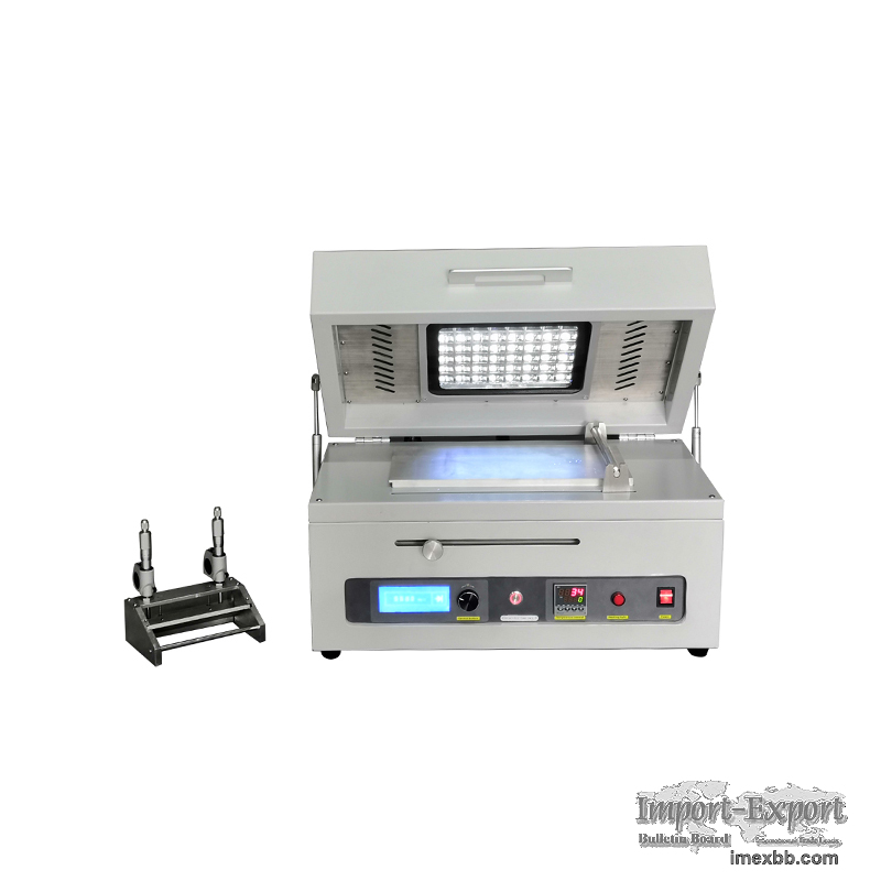 top UV curing bottom heated film coater by tape casting for Li-ion