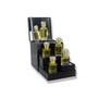 Cosmetics Display Box Mirror Surface Acrylic Perfume Display Stand With Fol