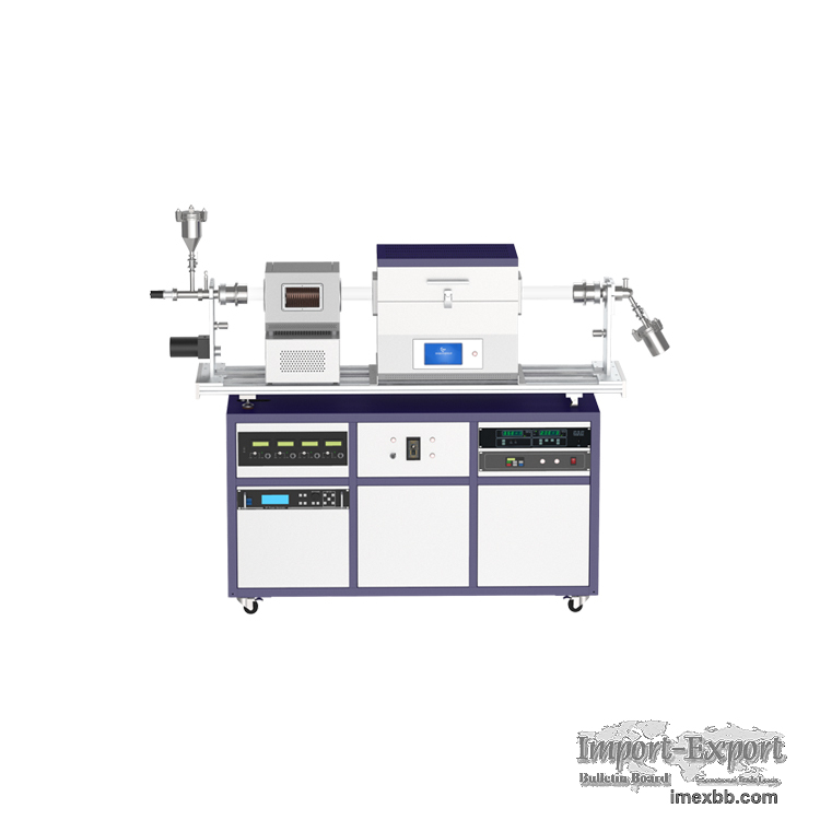single tempe zone rotary plasma CVD furnace for graphene preparation