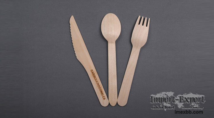 Biodegradable Disposable Wooden Cutlery Sets