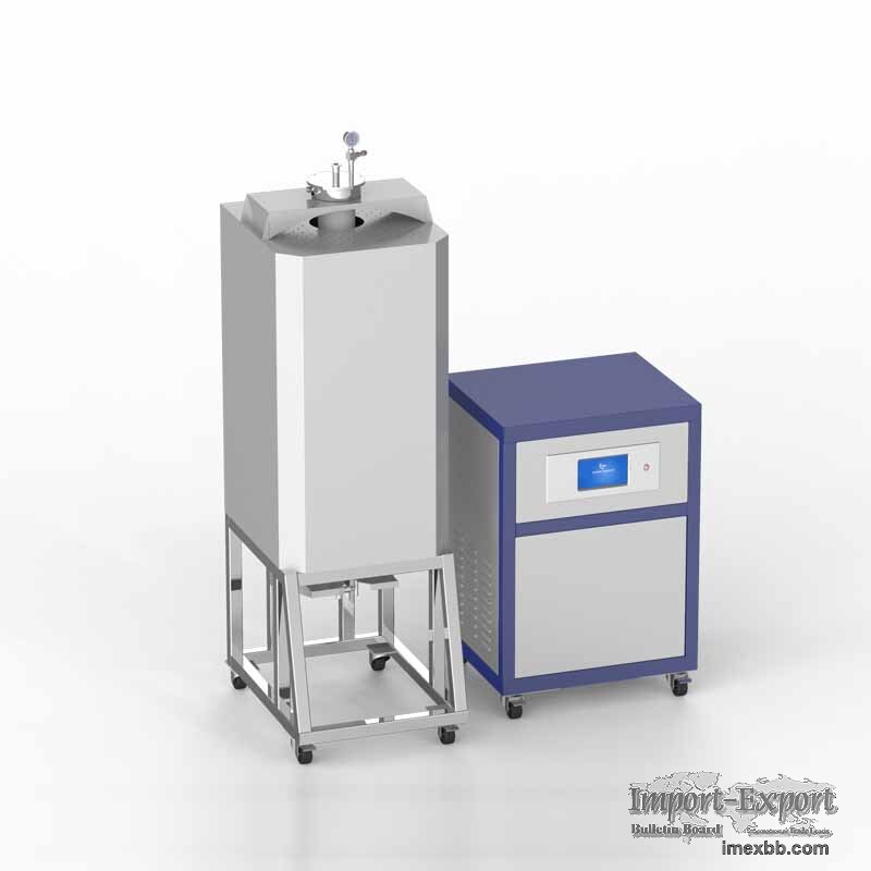 vertical fluidized bed tube furnace for powder experiments