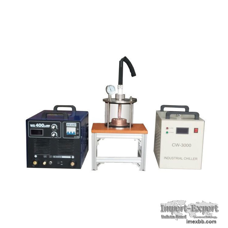 mini quartz chamber 3000℃ vacuum arc melting furnace for 10g sample