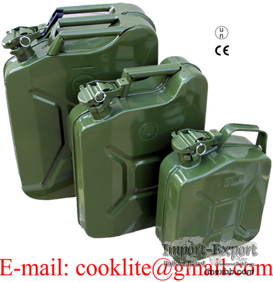 Stalowy banka pojemnik kanister do przechowywania paliw plynnych