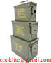 Cajas para municiones / Cajas militares de municiones / Cajas metalicas de 