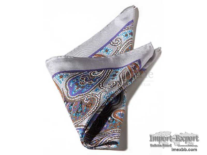 custom embroidered pocket squares  