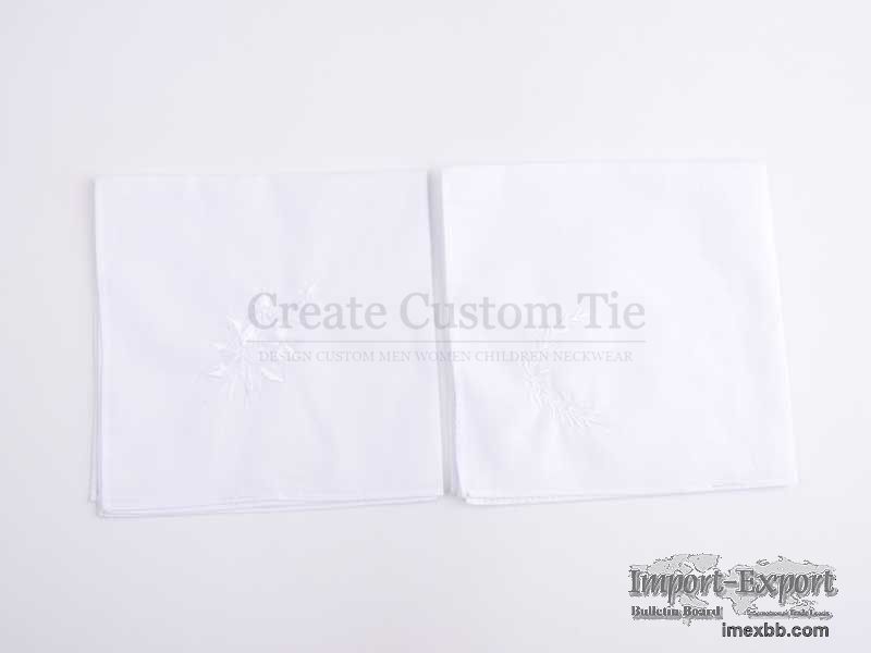 Custom Linen Print Pocket Squares  