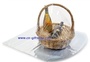 PVC Shrink wrap basket bag of round dome