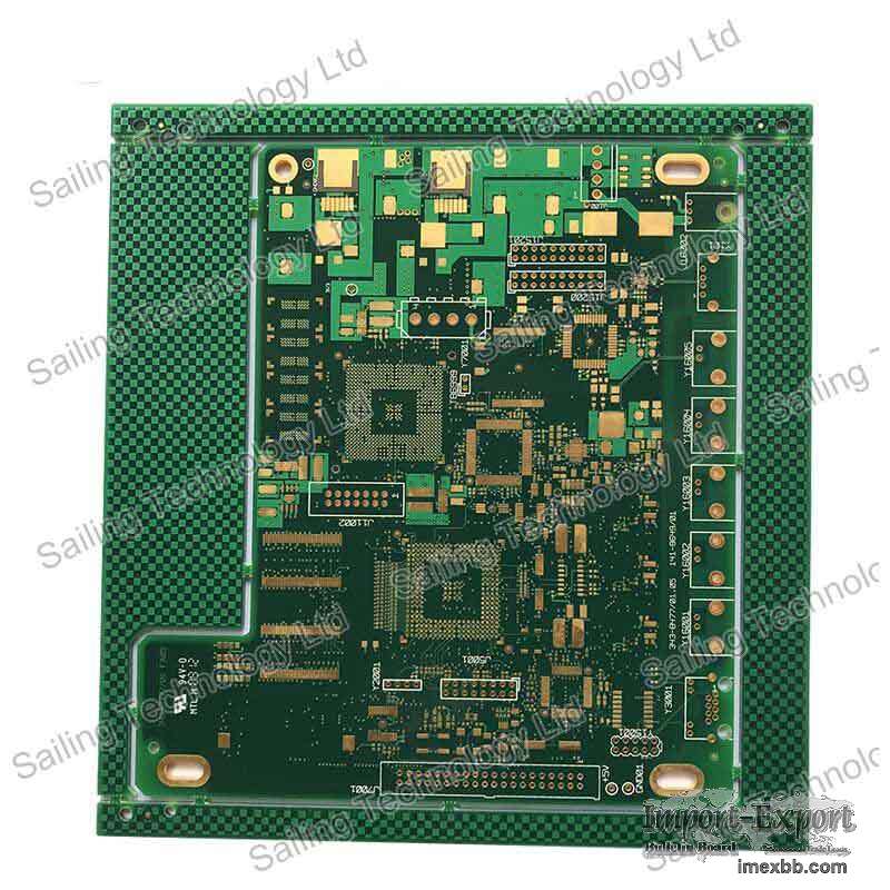  12-Layer PCB, Industrial PCB, Printed Circuit Board Industry, 2.4mm PCB