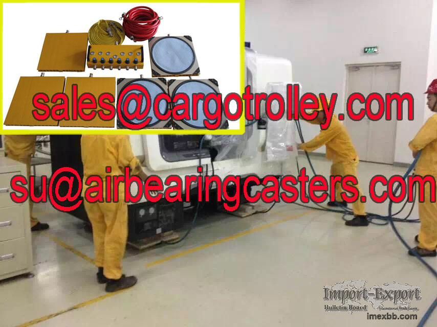 Air casters rigging systems details with price list