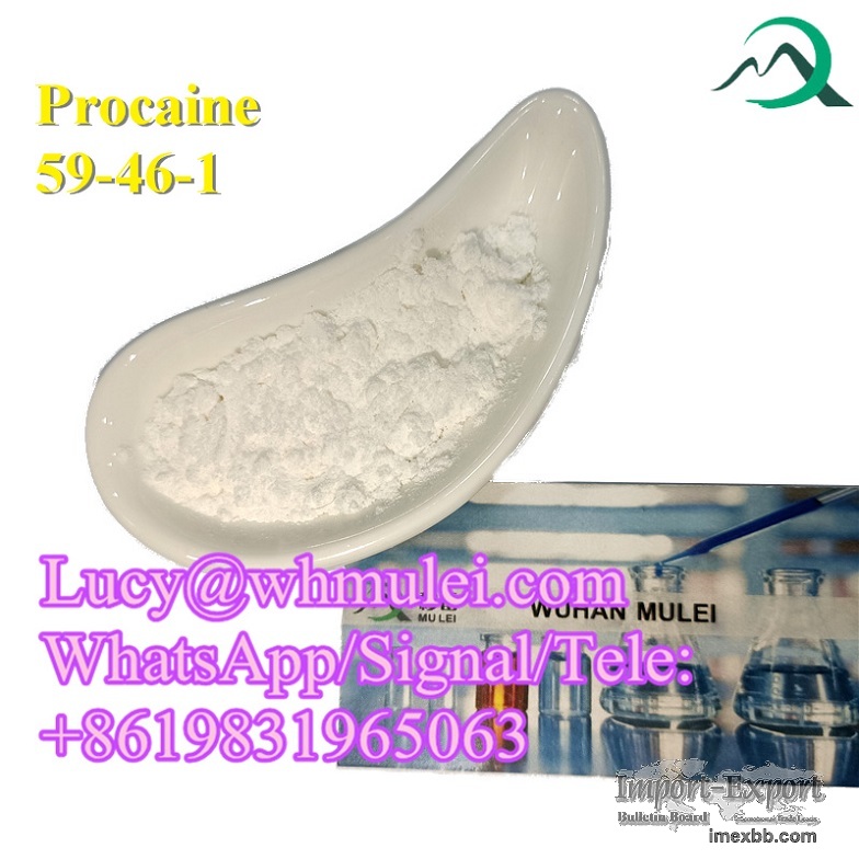 Procaine Powder CAS 59-46-1 China Organic Raw Materials Procaine Base