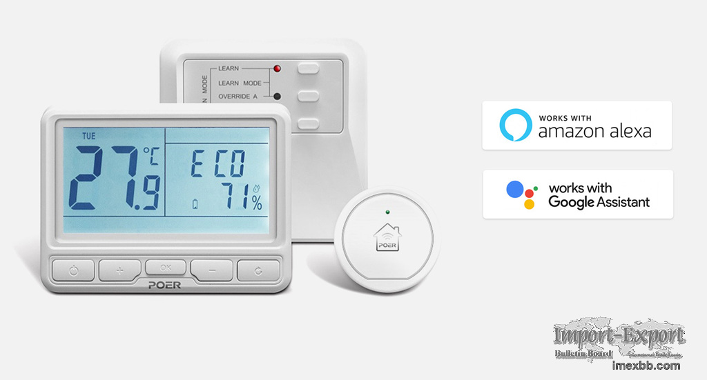 POER PTC10+PTR10+PTG10 Wifi Wireless Thermostat