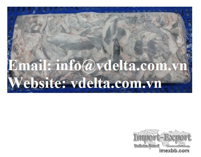 Frozen Pangasius Fish Skin / For Collagen 