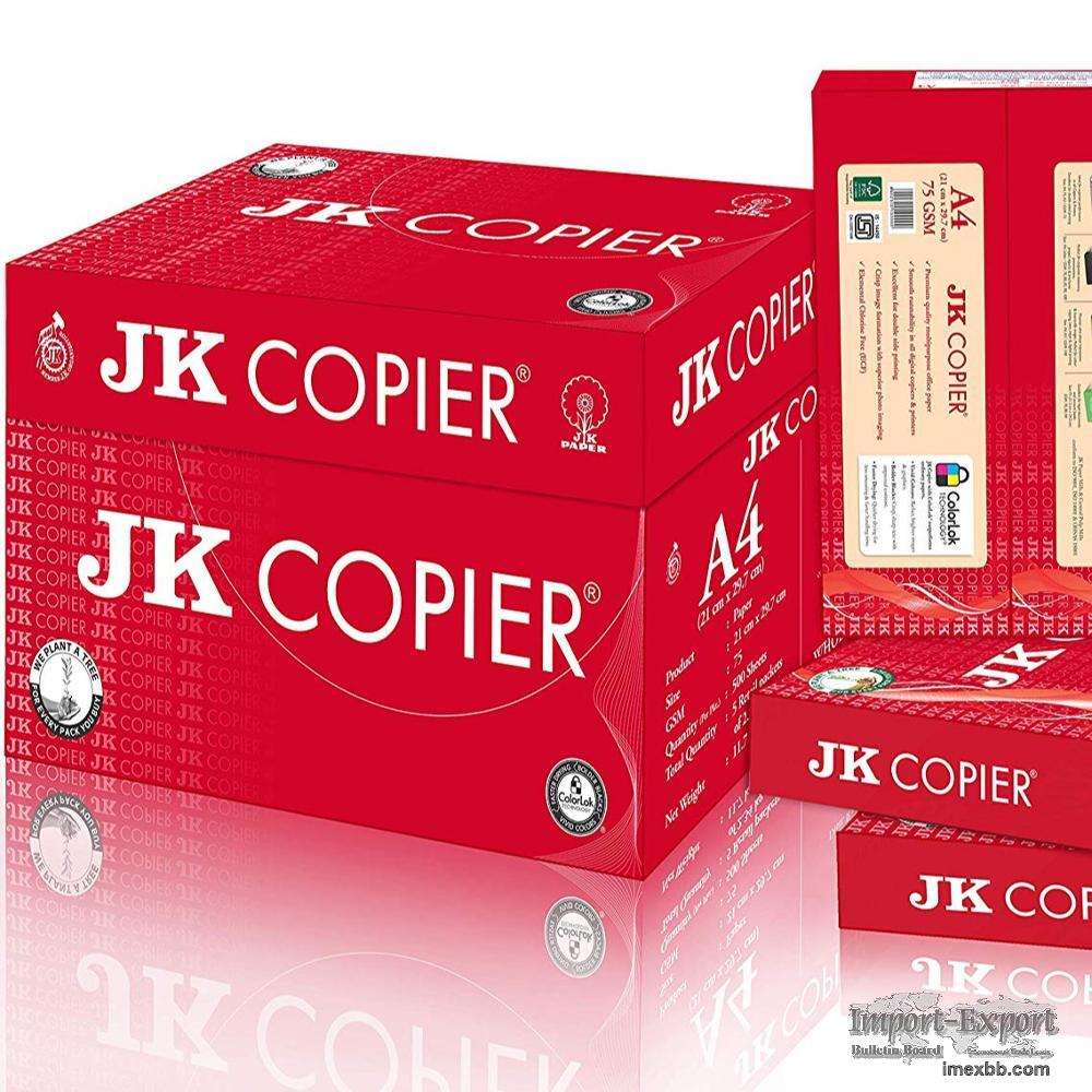 JK copier A4 Multipurpose Premium Paper 500 sheets Double A Copy Paper A4 8