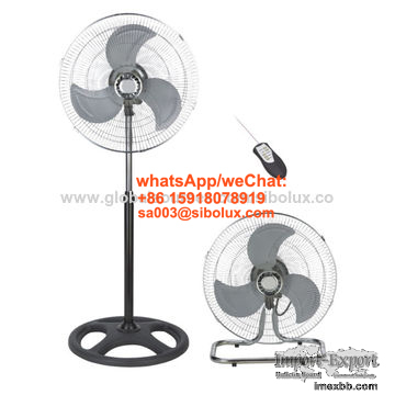 18 inch 2 in 1 industrial pedestal fan with remote control FS-45R