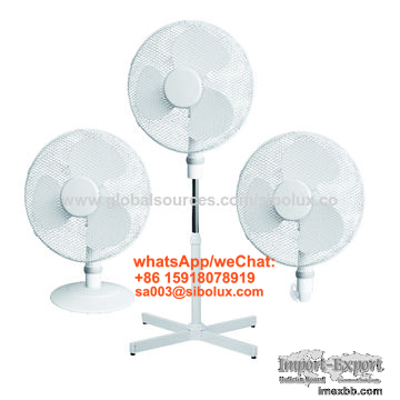 16 inch 3 in 1 plastic standing fan with timer setting/stand fan