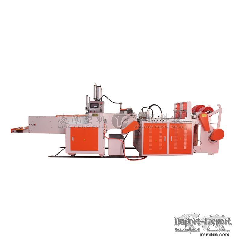 High Speed full-automatic Double Line T-shirt Bag Making Machine
