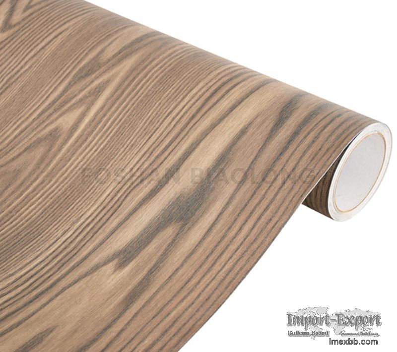 Waterproof Embossed Matte Wood Texture Self Adhesive Vinyl PVC Film
