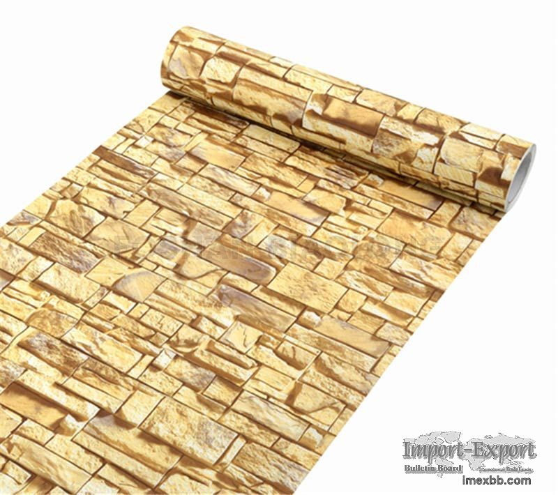 Waterproof Brick Design Self Adhesive PVC Film
