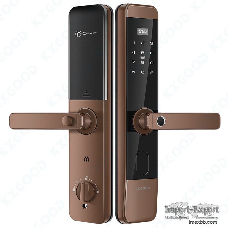 Smart Handle Fingerprint Digital Safe Lock for Home Door KXG-F3