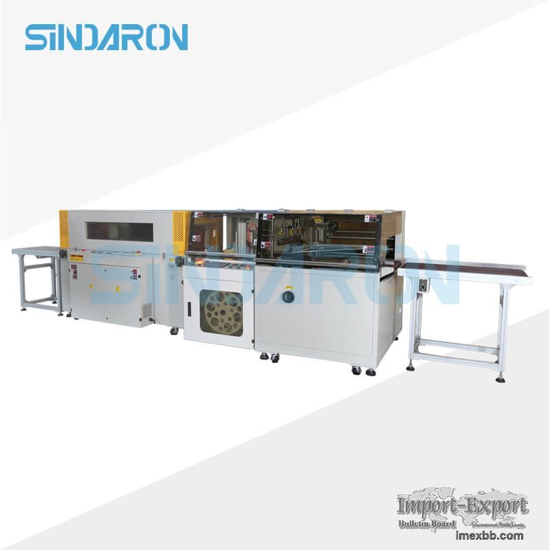 Automatic PE Film Stretch Shrink Packing Machine for PET Glass Bottles and 