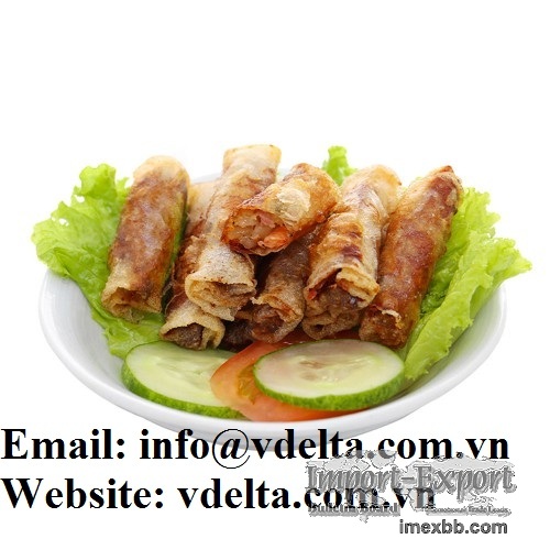 Hot Sale Delicious Frozen Spring Roll with Fresh Shrimp 