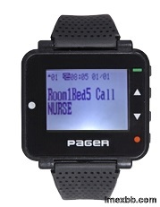 Alphnumberica watch pager pocsag paging system text message wrist receiver
