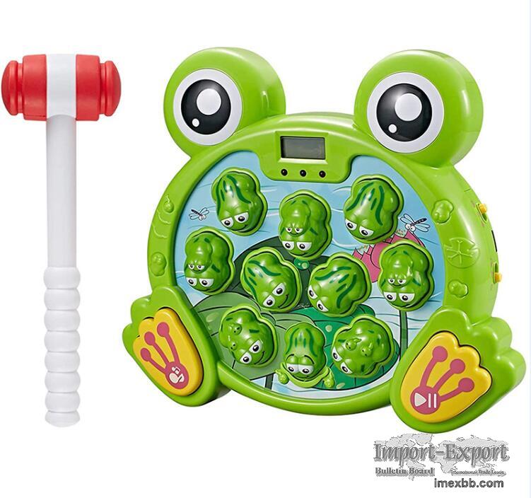 Frog playing hamster toy (3501400)