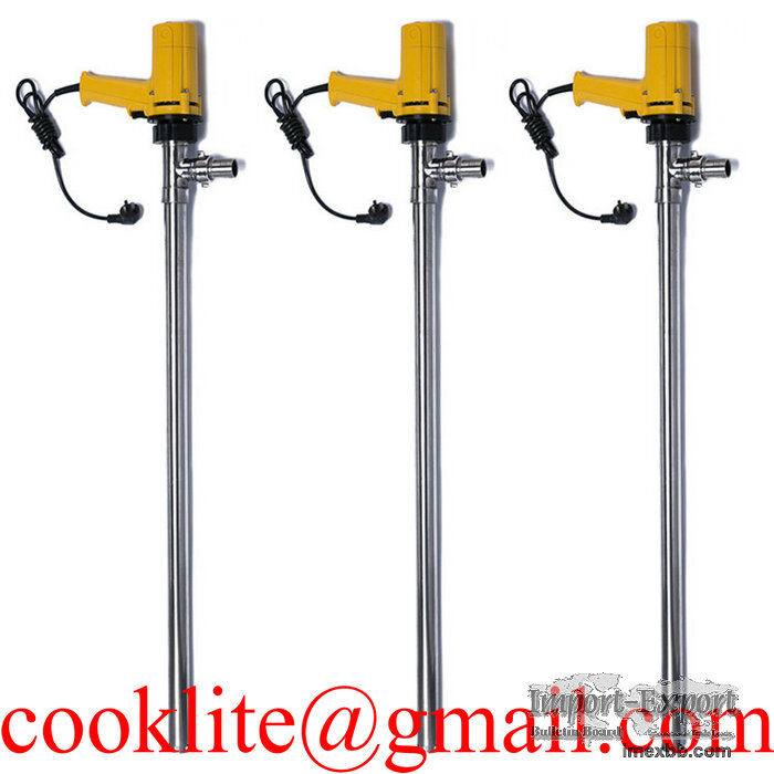 Pompe électrique de transfert produits chimiques pour vider fût