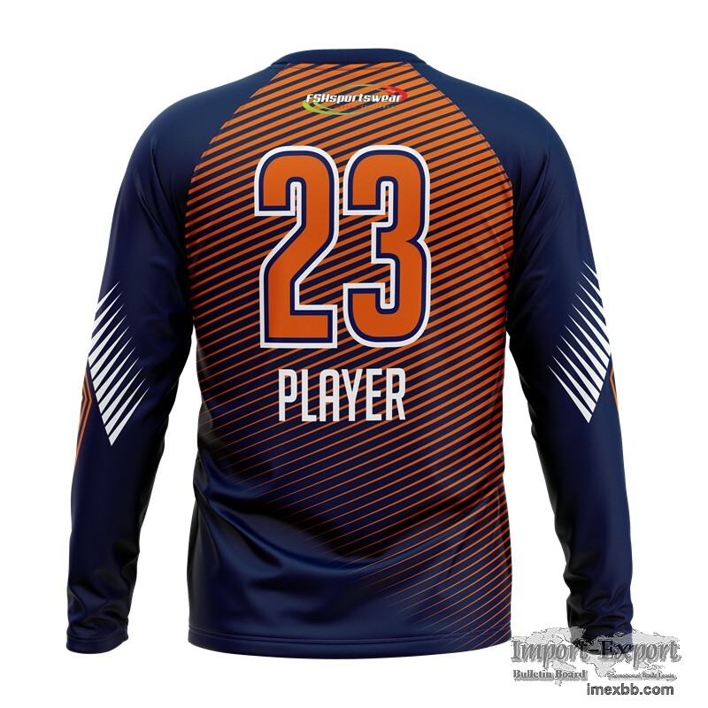 Spring Wholesale long sleeve customized blank basketball shooting shirts