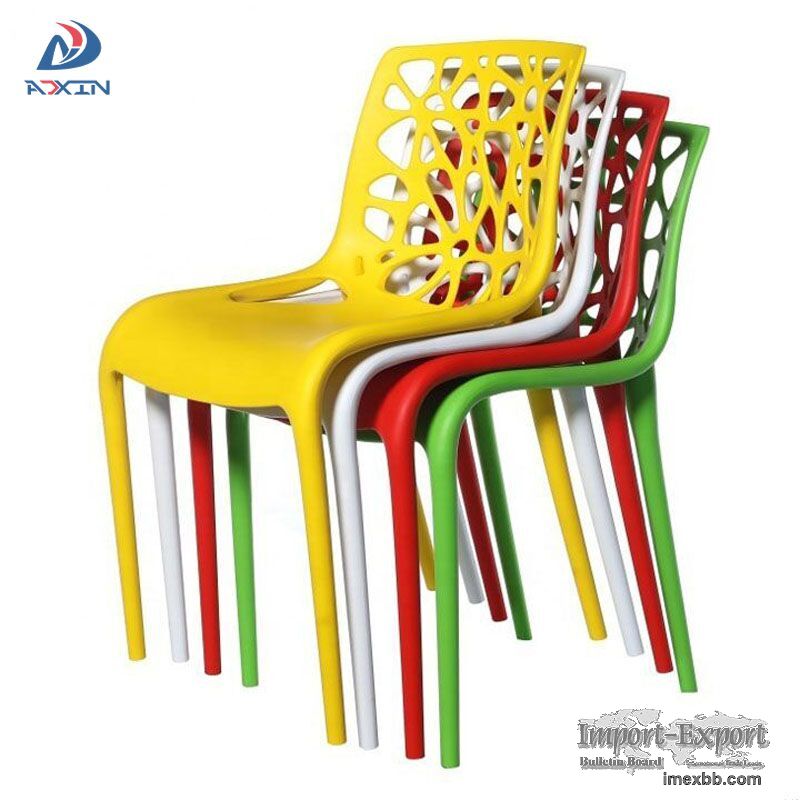 AL-862 Coffee shop restaurant stackable armless plastic chair for sale